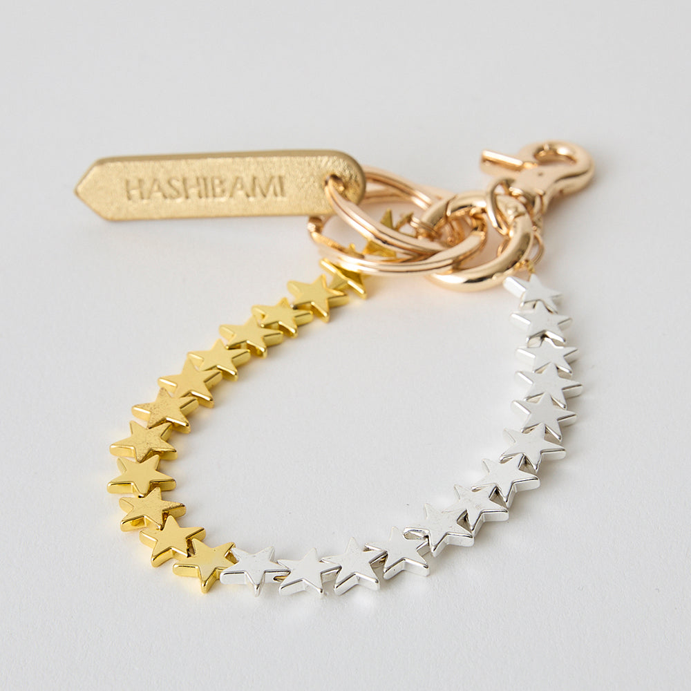 即完売　HASHIBAMI ヘマタイトスタースマホストラップ ゴールド 待望の再販スタート！ ＼ \u2061 大人気の天然石ヘマタイトスター