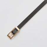 HASHIBAMI【Ha-2504-081 エイチビー エナメル 15mm レザーベルト】ブラック