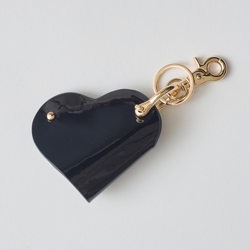 新品 正規品 Ami Paris ハート キーリング ブラック AMI Alexandre Mattiussi アミ ami paris キーリング ネック