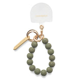 ◆CORRECT限定◆HASHIBAMI【Ha-2504-093 マット 丸玉 スマホハンドストラップ】カーキ