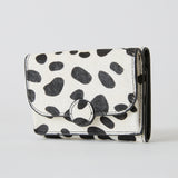 ◆CORRECT限定◆HASHIBAMI【Ha-2504-107 カウヘア― 三つ折り財布】ダルメシアン