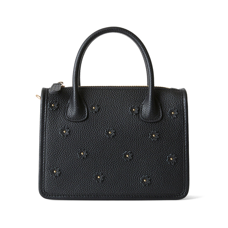 ◆CORRECT限定◆HASHIBAMI【Ha-2504-112 スモールフラワー ポシェット】ブラック