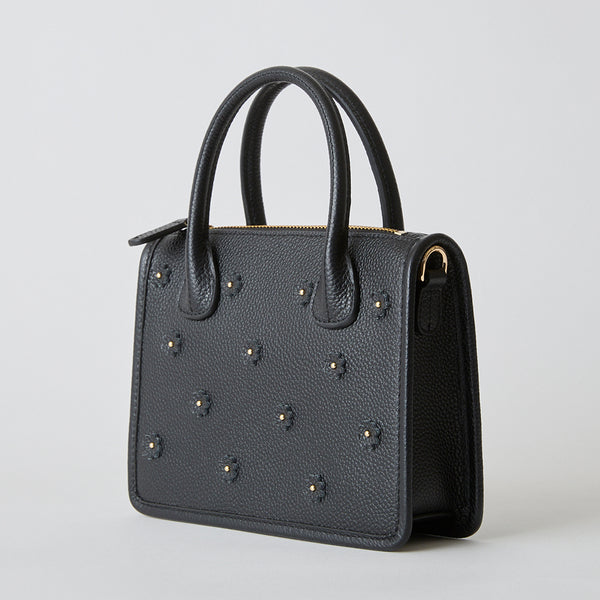 ◆CORRECT限定◆HASHIBAMI【Ha-2504-112 スモールフラワー ポシェット】ブラック