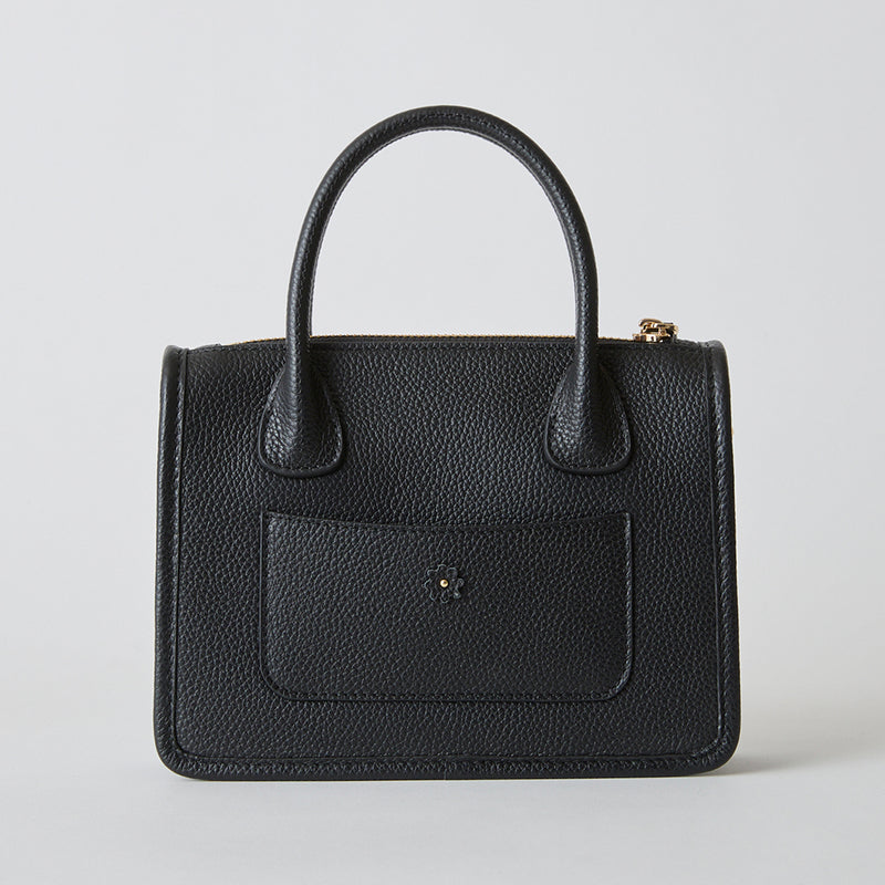 ◆CORRECT限定◆HASHIBAMI【Ha-2504-112 スモールフラワー ポシェット】ブラック