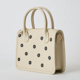 ◆CORRECT限定◆HASHIBAMI【Ha-2504-112 スモールフラワー ポシェット】エクリュ