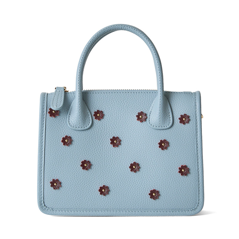 ◆CORRECT限定◆HASHIBAMI【Ha-2504-112 スモールフラワー ポシェット】ペールブルー