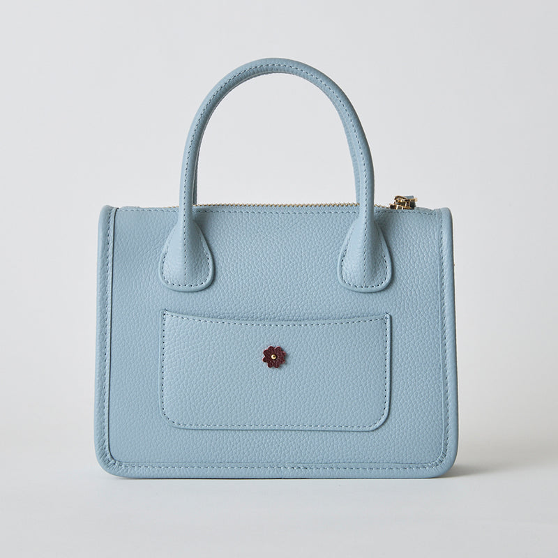 ◆CORRECT限定◆HASHIBAMI【Ha-2504-112 スモールフラワー ポシェット】ペールブルー