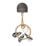 ◆CORRECT限定◆HASHIBAMI【Ha-2504-114 ハートクッション カウヘア― スマホリング】ダルメシアン