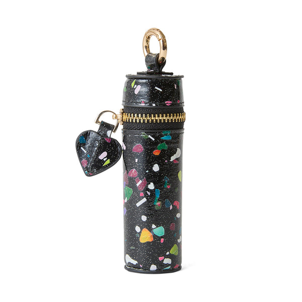 ◆CORRECT限定◆HASHIBAMI【Ha-2504-115 グリント ZIP リップチャーム】ブラックミックス