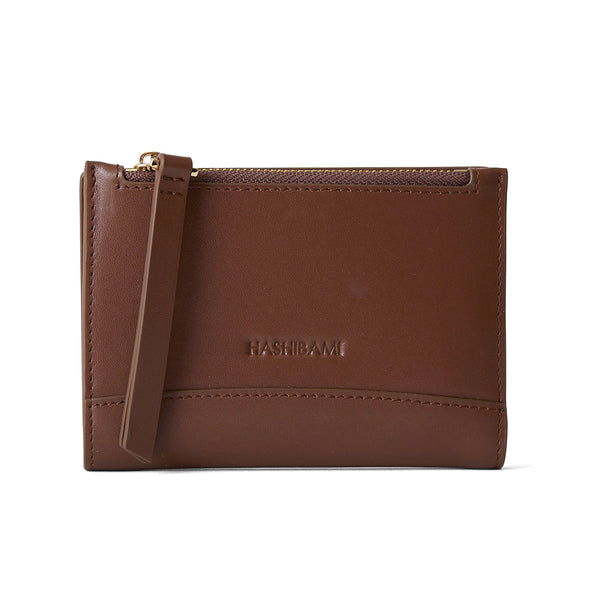 ◆CORRECT限定◆HASHIBAMI【Ha-2506-807 フェズ ハーフウォレット】ダークブラウン