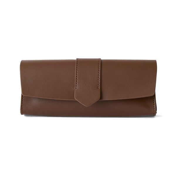 ◆CORRECT限定◆HASHIBAMI【Ha-2506-808 フェズ ペン&メガネケース】ダークブラウン