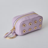 ◆CORRECT限定◆HASHIBAMI【Ha-2506-810 フラワーハトメ キーリング付き ポーチ】ラベンダー