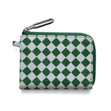 ◆CORRECT限定◆HASHIBAMI【Ha-2506-811 チェック柄 ハーフジップウォレット】グリーン