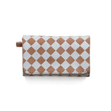 ◆CORRECT限定◆HASHIBAMI【Ha-2506-812 チェック柄 アクセサリーポーチ】ベージュ