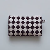 ◆CORRECT限定◆HASHIBAMI【Ha-2506-812 チェック柄 アクセサリーポーチ】チェリー