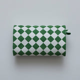 ◆CORRECT限定◆HASHIBAMI【Ha-2506-812 チェック柄 アクセサリーポーチ】グリーン
