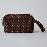 ◆CORRECT限定◆HASHIBAMI【Ha-2506-813 柄スエード ポーチクラッチ】ダークブラウン