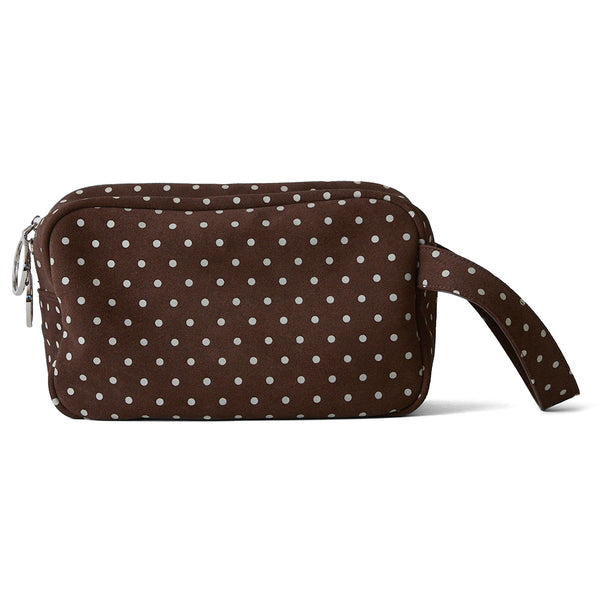 ◆CORRECT限定◆HASHIBAMI【Ha-2506-813 柄スエード ポーチクラッチ】ダークブラウン