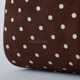 ◆CORRECT限定◆HASHIBAMI【Ha-2506-813 柄スエード ポーチクラッチ】ダークブラウン