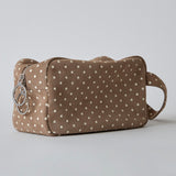 ◆CORRECT限定◆HASHIBAMI【Ha-2506-813 柄スエード ポーチクラッチ】グレーベージュ