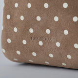 ◆CORRECT限定◆HASHIBAMI【Ha-2506-813 柄スエード ポーチクラッチ】グレーベージュ