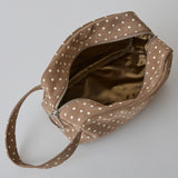 ◆CORRECT限定◆HASHIBAMI【Ha-2506-813 柄スエード ポーチクラッチ】グレーベージュ