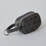 ◆CORRECT限定◆HASHIBAMI【Ha-2506-814 柄スエードミニポーチキーリング】グレー