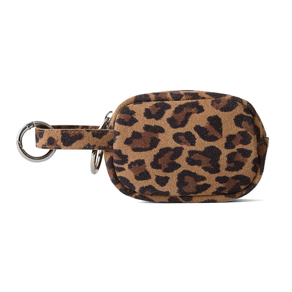 ◆CORRECT限定◆HASHIBAMI【Ha-2506-814 柄スエードミニポーチキーリング】レオパード