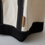 HASHIBAMI【Ha-2506-815 星底 キャンバスバッグ】ブラック