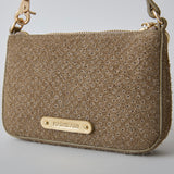 ◆CORRECT限定◆HASHIBAMI【Ha-2506-823 スエードパンチング ポーチポシェット】グレーベージュ