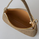 ◆CORRECT限定◆HASHIBAMI【Ha-2506-823 スエードパンチング ポーチポシェット】グレーベージュ