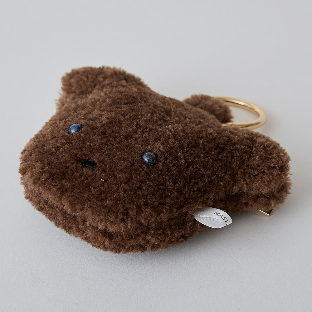 HASHIBAMI【Ha-2506-824 ぬいぐるみ クマチャーム】ダークブラウン