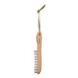 HASHIBAMI【Ha-2607-309 天然石 ブラシ カッサチャーム】ローズクォーツ