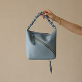 HASHIBAMI【Ha-2509-602 クシュクシュ ワンショルダー】 ペールブルー