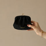 HASHIBAMI 【Ha-2509-608 親子口金 くるみウォレット】ブラック