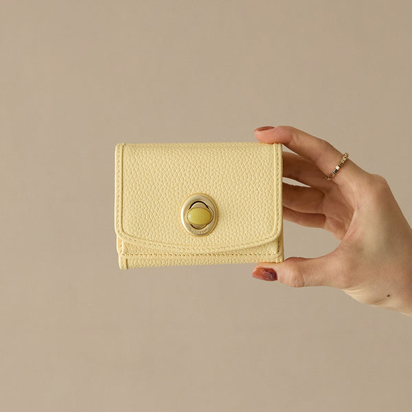 HASHIBAMI【Ha-2008-729 天然石ミニウォレット】ペールイエロー2