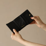 《予約商品》HASHIBAMI 【Ha-2509-606 スモールフラワー ミニウォレット】ブラック