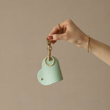 HASHIBAMI 【Ha-2307-220 ハート型 スマートキーリング】オパールグリーン