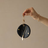 HASHIBAMI 【Ha-2509-615 スモールフラワー キーケース】ブラック