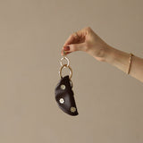 HASHIBAMI 【Ha-2509-615 スモールフラワー キーケース】ダークブラウン