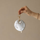 HASHIBAMI 【Ha-2509-615 スモールフラワー キーケース】シルバー