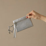 HASHIBAMI 【Ha-2504-116 カラビナキーリング ジップポーチ】シルバー