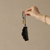 HASHIBAMI【Ha-2509-614 天然石モチーフチャーム】ブラック