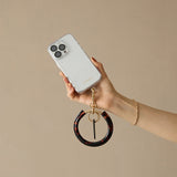 HASHIBAMI【Ha-2509-506 ウィンドベル ベッコウ ハンドストラップ】アンバー