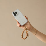 HASHIBAMI【Ha-2509-609 クシュクシュ レザー ハンドストラップ】ブラウン