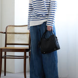 murir【MUR25007 フラワーチャーム付き2WAYショルダーバッグ】ブラック