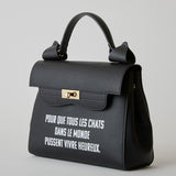 N+Ecology(ネコロジー)【NE-0022090 猫耳 かぶせバッグ】ブラック