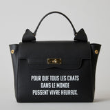 N+Ecology(ネコロジー)【NE-0022090 猫耳 かぶせバッグ】ブラック