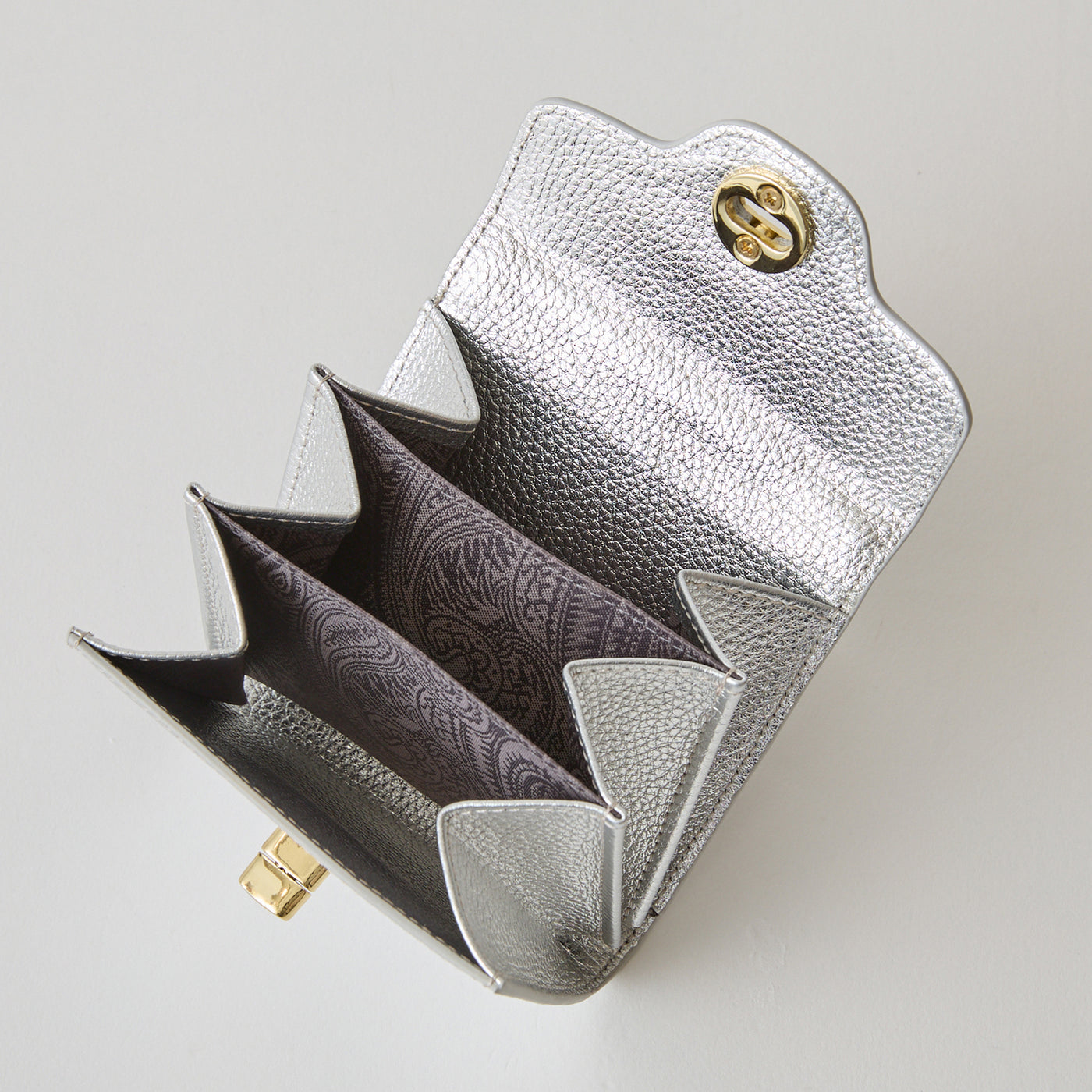 レア美品✨プラダ◇パスケース付きバイカラーフラップ長財布シルバー金具グレーミント 楽天市場】【最大53倍 12/25限定】 ハシバミ 長財布 レディース カード