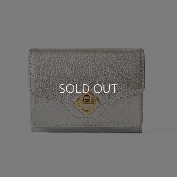 ◆CORRECT限定◆HASHIBAMI【Ha-2502-201 ひねり金具 ミニウォレット】シルバー